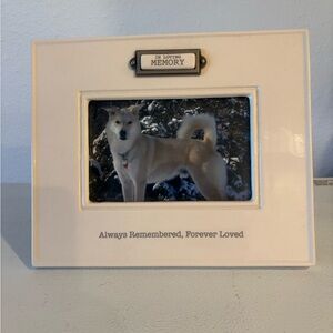 Grasslands Road Cream Ceramic Memory Photo Frame